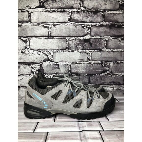 Lowa Phoenix Gray Synthetic Mesh Low Athletic Hiking Shoes Women’s Sz 8M US/39EU - Picture 1 of 16